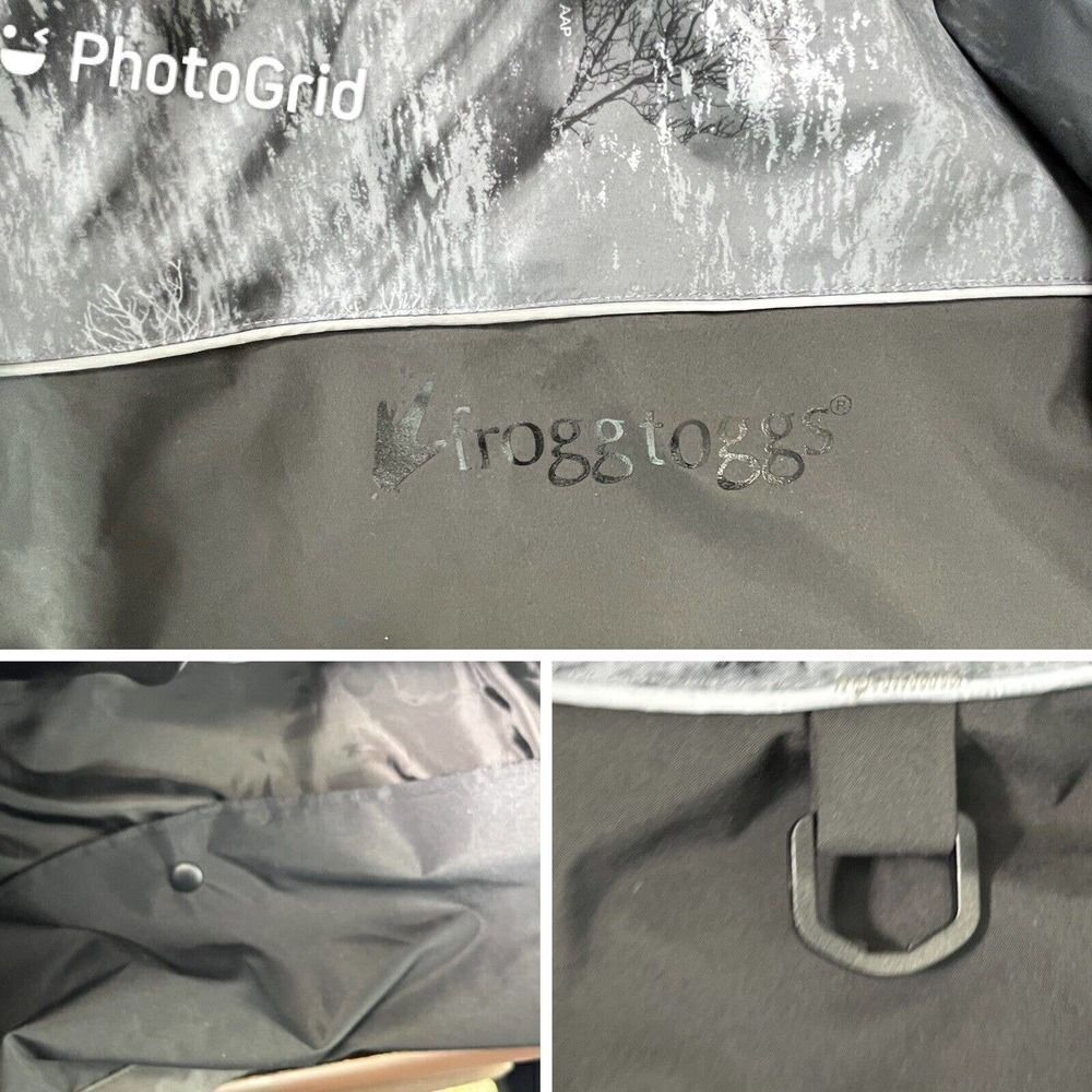 Frogg Toggs Men's Pilot Pro Jacket Sz XL Realtree Gray Fishing Hooded Waterproof - Picture 10 of 16